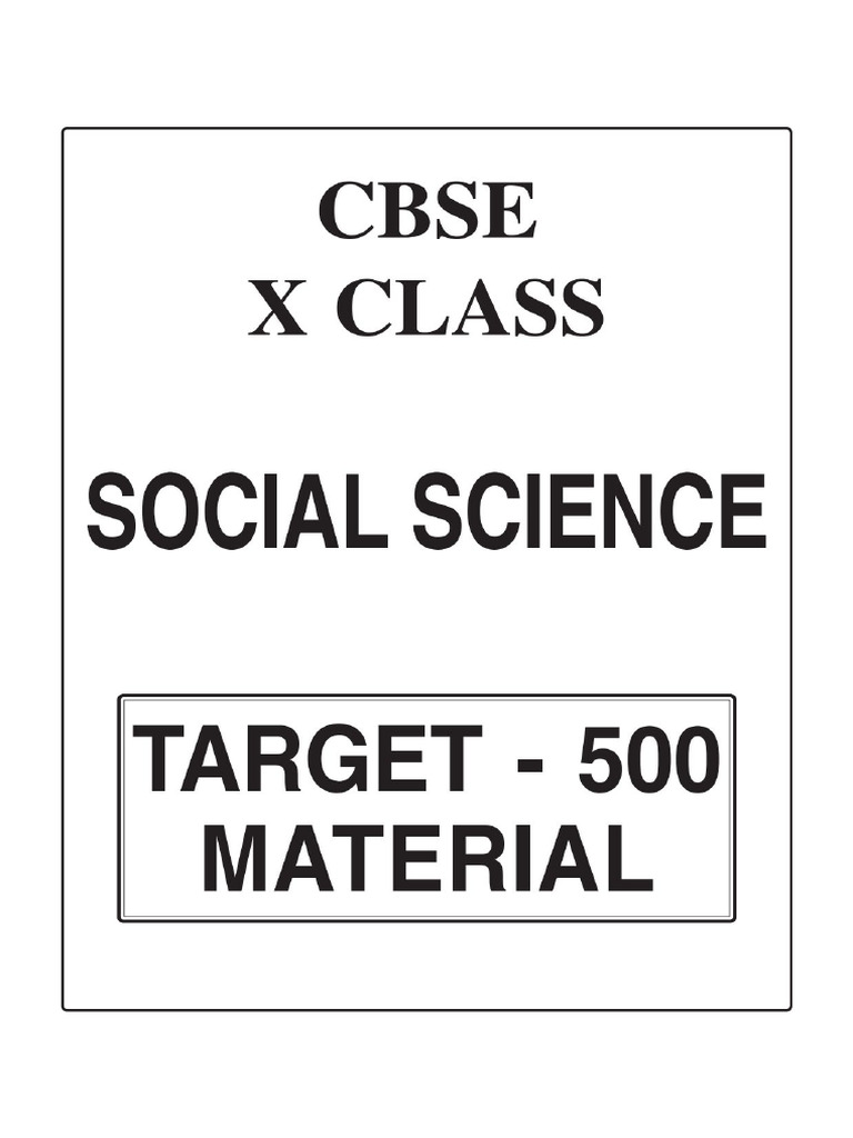 Social Target 500 | PDF