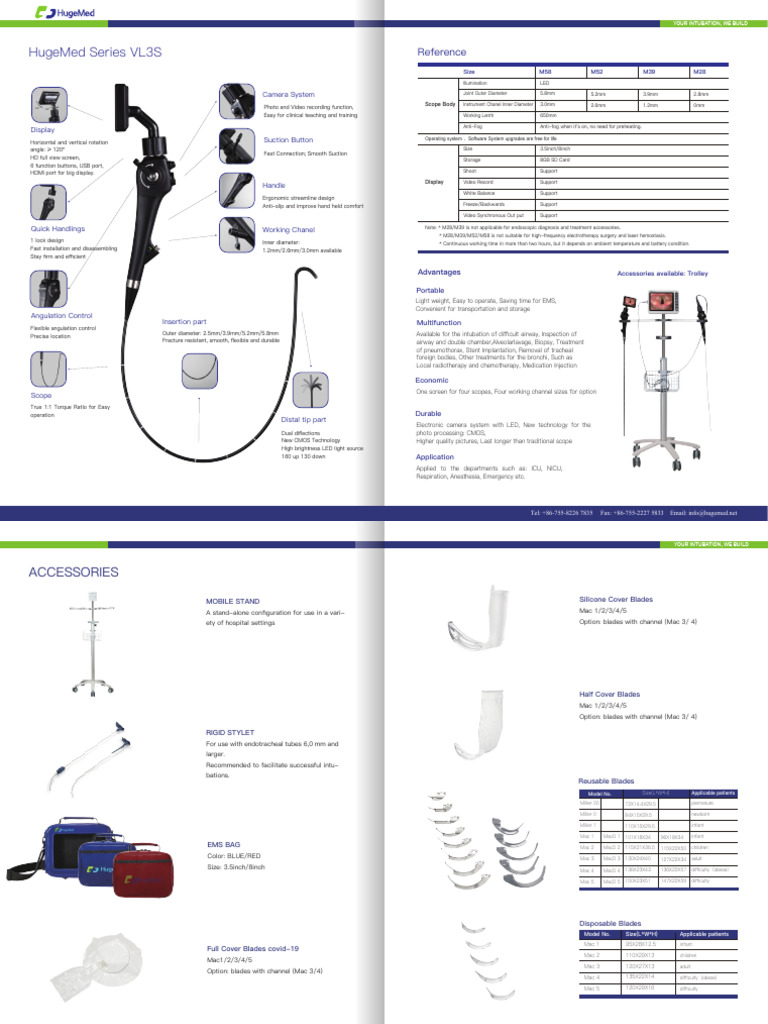 Advanced Intubation Camera System | PDF | Clinical Medicine | Medical ...