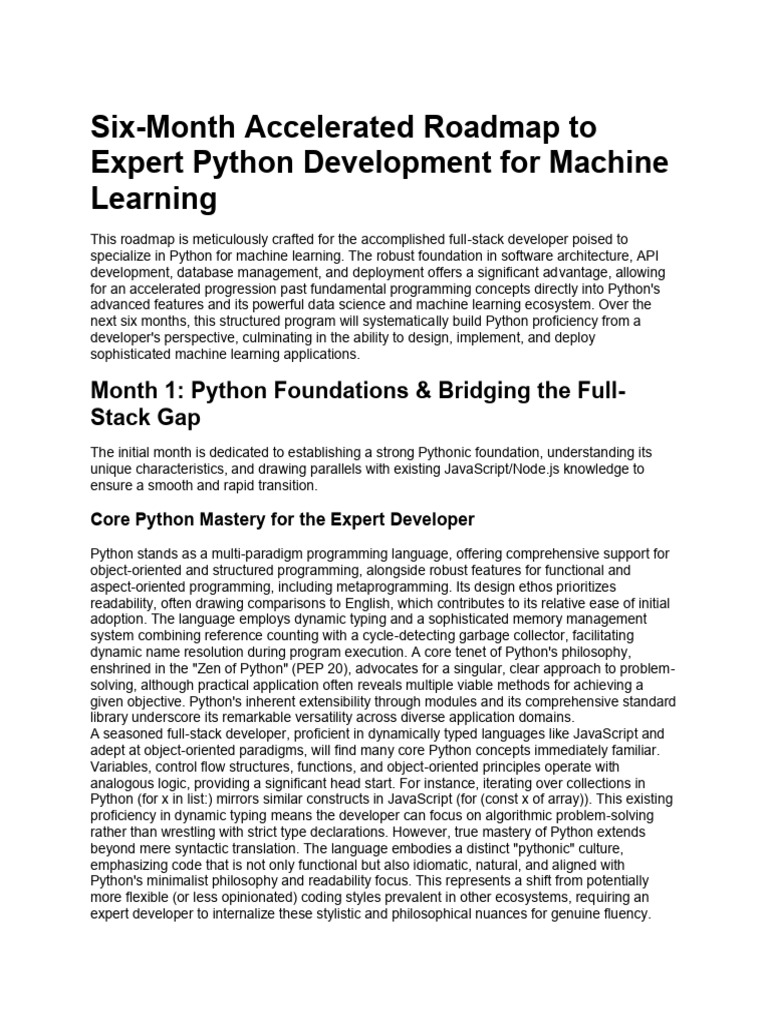 Accelerated Python for ML Developers | PDF | Python (Programming ...