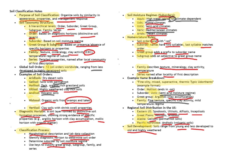 Soil Classification Overview and Structure | PDF | Soil | Earth Sciences