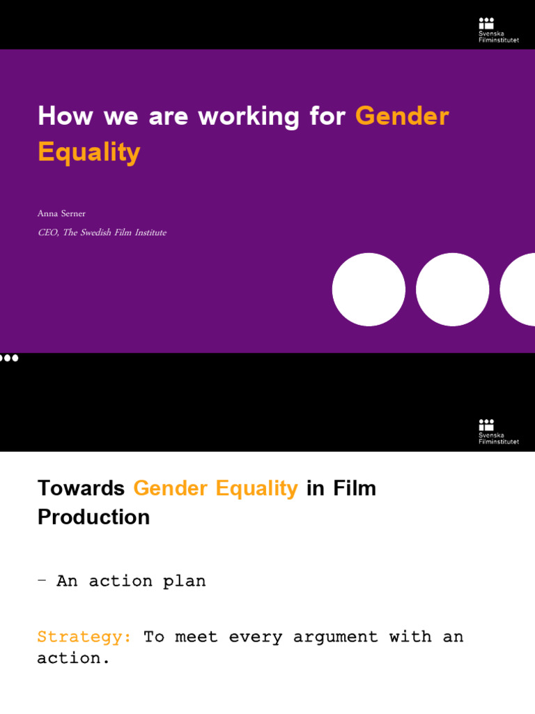 Gender Equality in Film Production | PDF