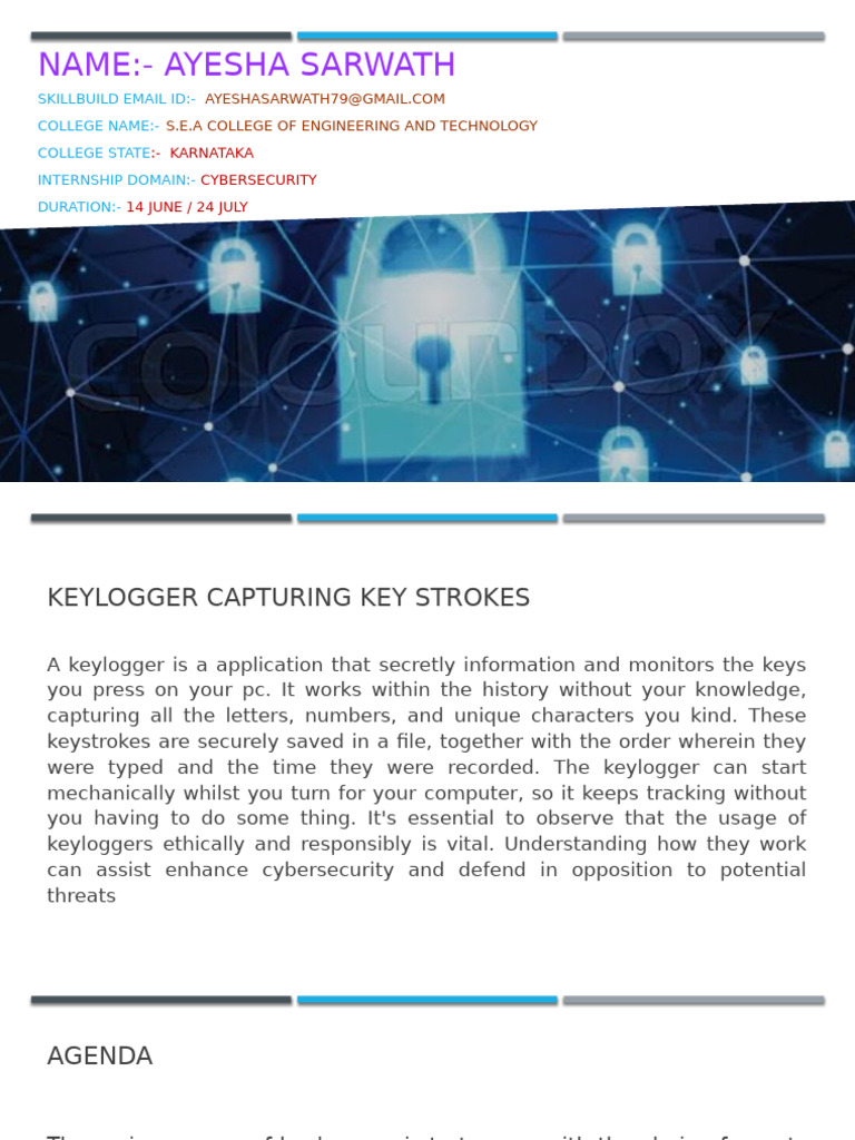 Keylogger Detection and Prevention Project | PDF | Security | Computer ...