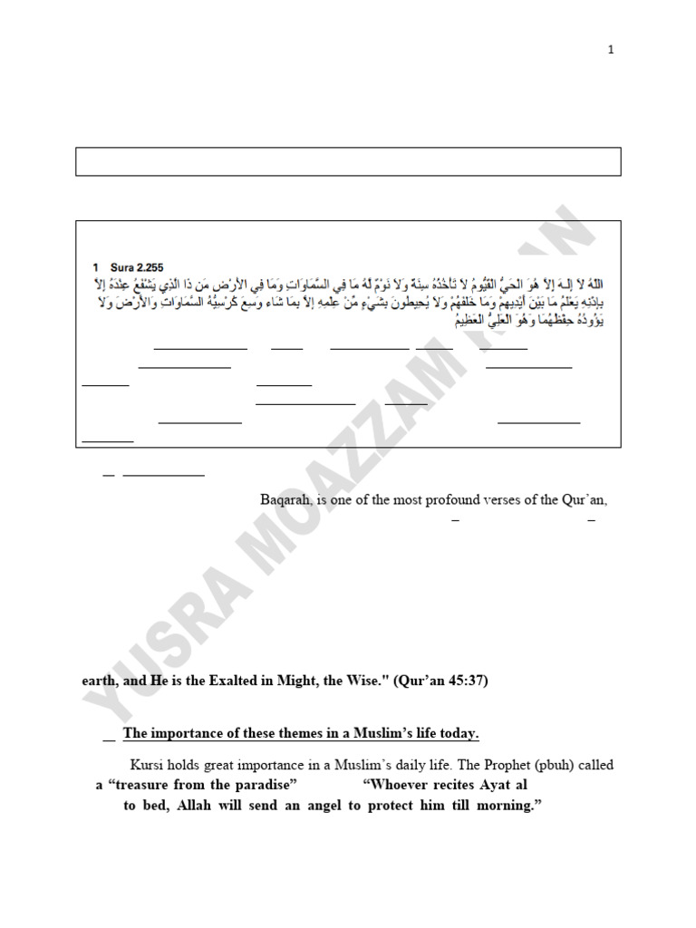Understanding Allah's Nature in the Quran | PDF | God In Islam ...