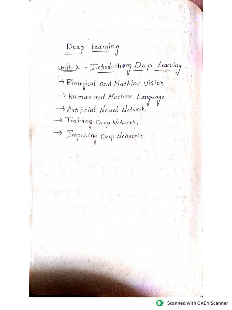 dl unit 2 sem | PDF