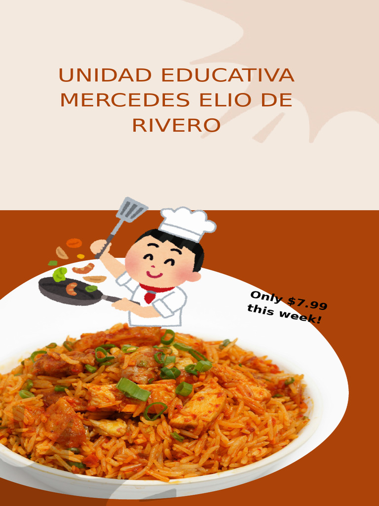 Orange & Cream Minimalist Food Promotion Biryani Rice Instagram Story | PDF