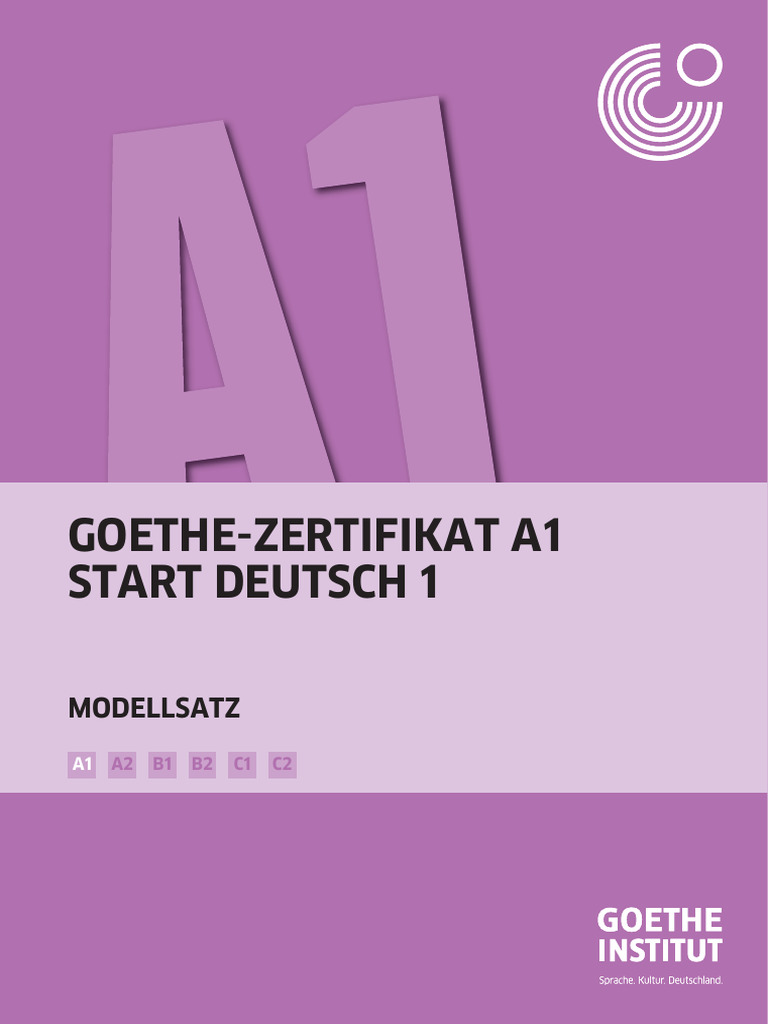 A1 Goethe Prüfung | PDF