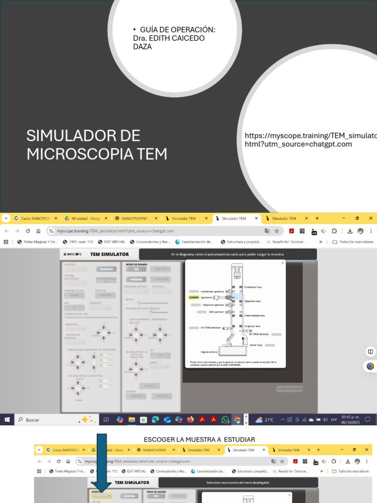 Guia de Manejo Simulador Tem | PDF