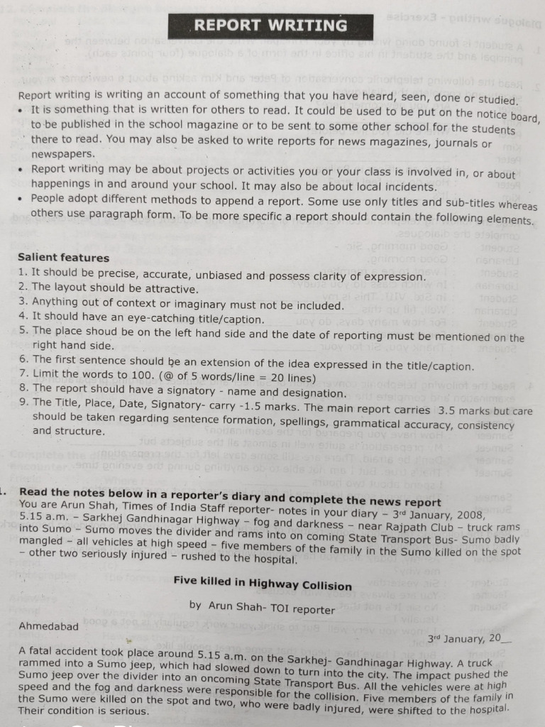 Report Writing | PDF