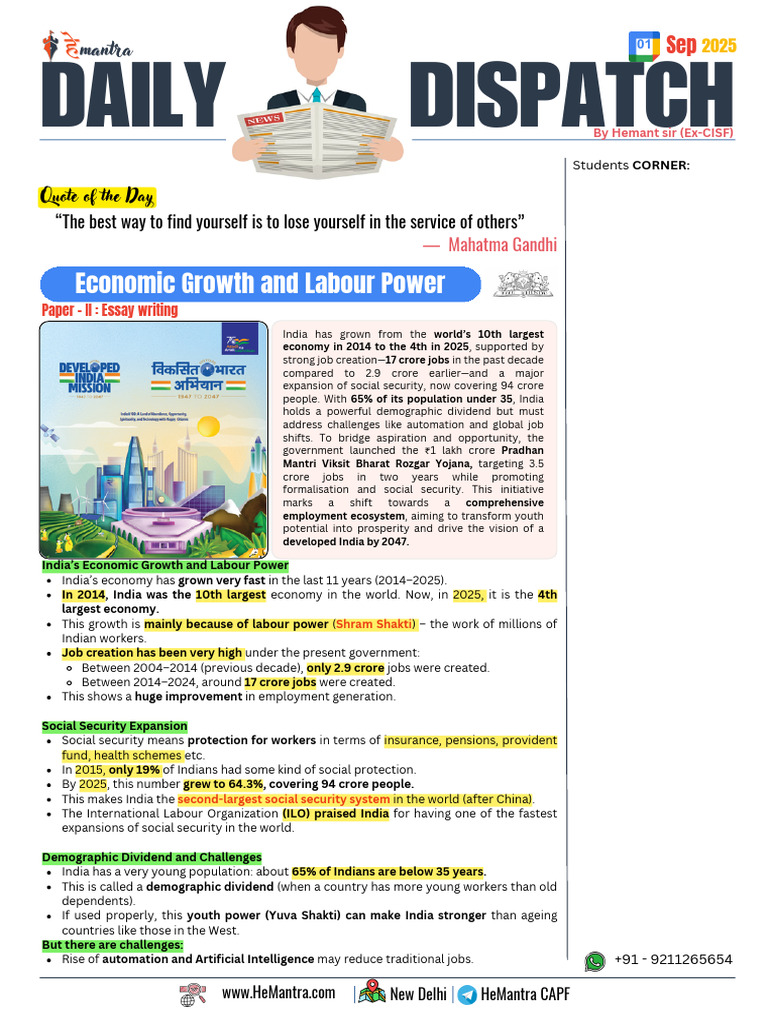 Economic Growth and Labour Power, Tarifs and Measures | PDF | Economies