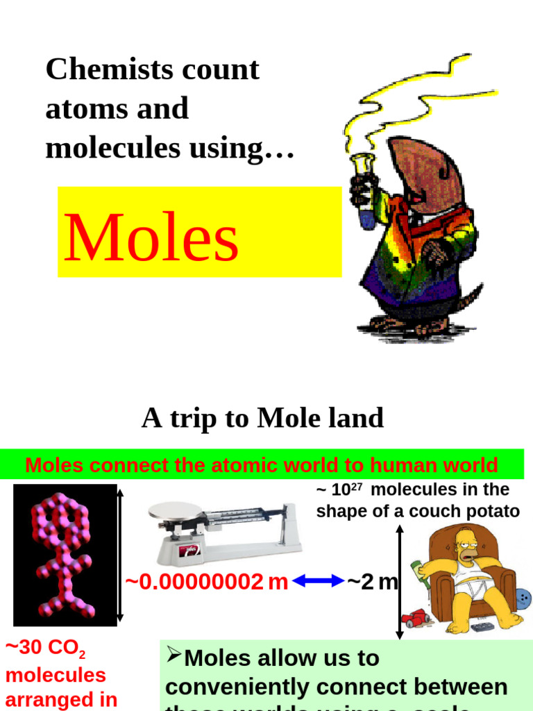 Understanding Moles in Chemistry | PDF | Mole (Unit) | Molecules