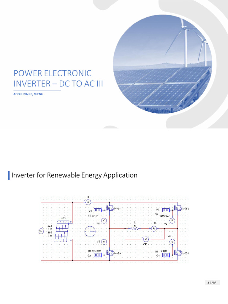 10 Power Electronic - DC To AC Inverter III | PDF