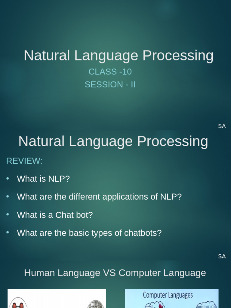 Understanding Natural Language Processing | PDF | Linguistics ...