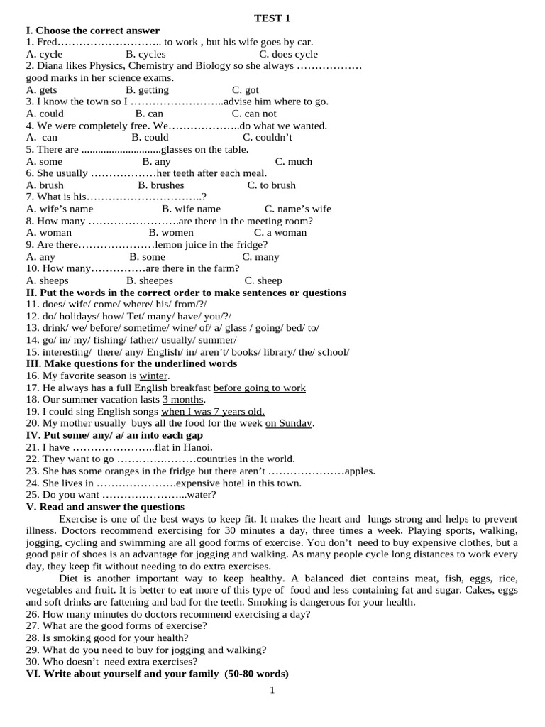 test 1 | PDF