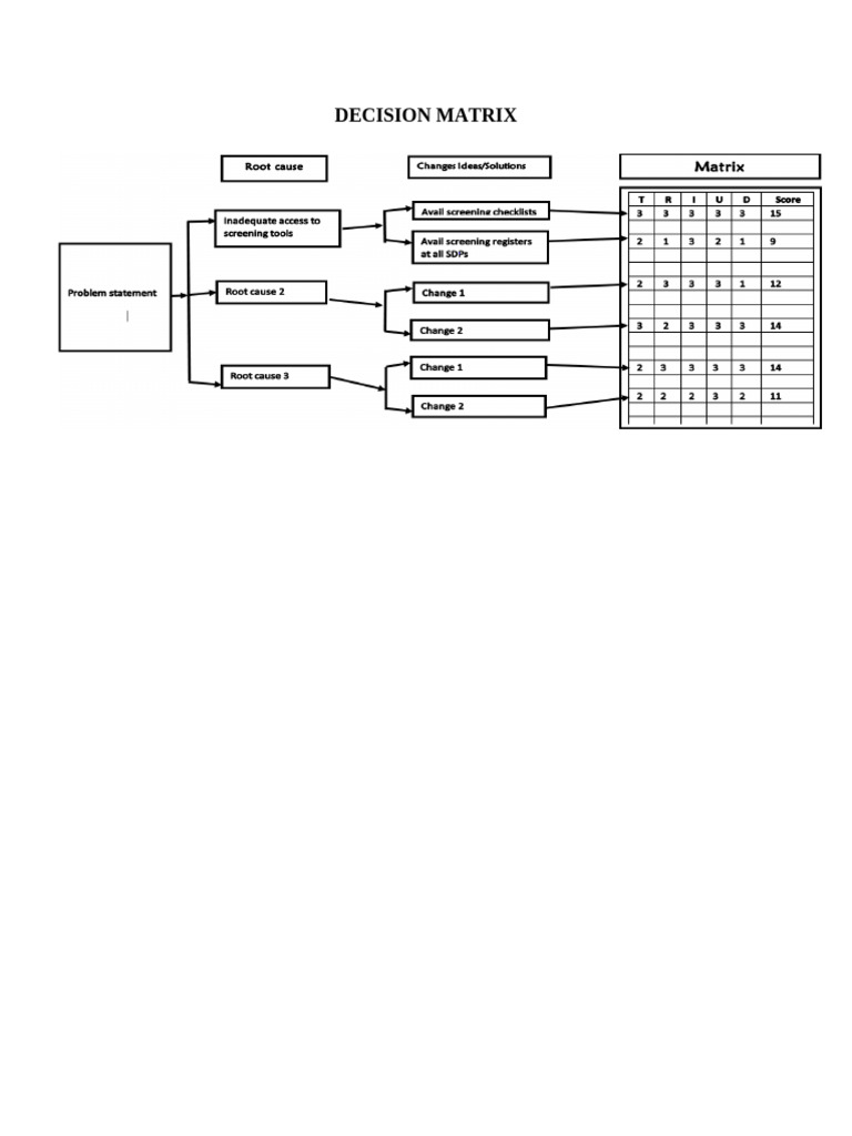 Decision Matrix | PDF