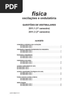 Física - oscilações e ondulatória questões de vestibular 2011