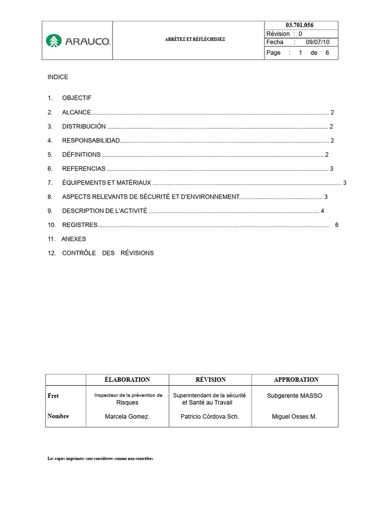 Méthodologie de sécurité au travail | PDF | Gestion des risques | Sécurité