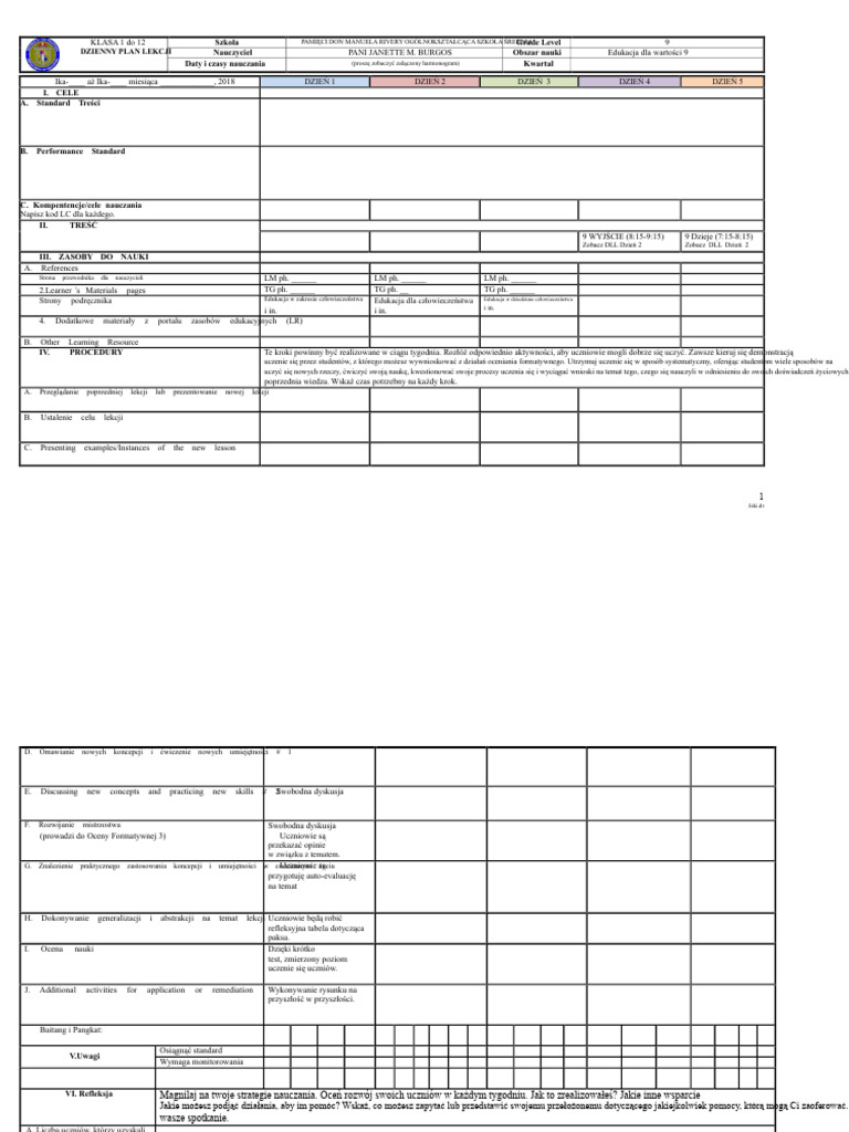 DLL Esp 9 | PDF