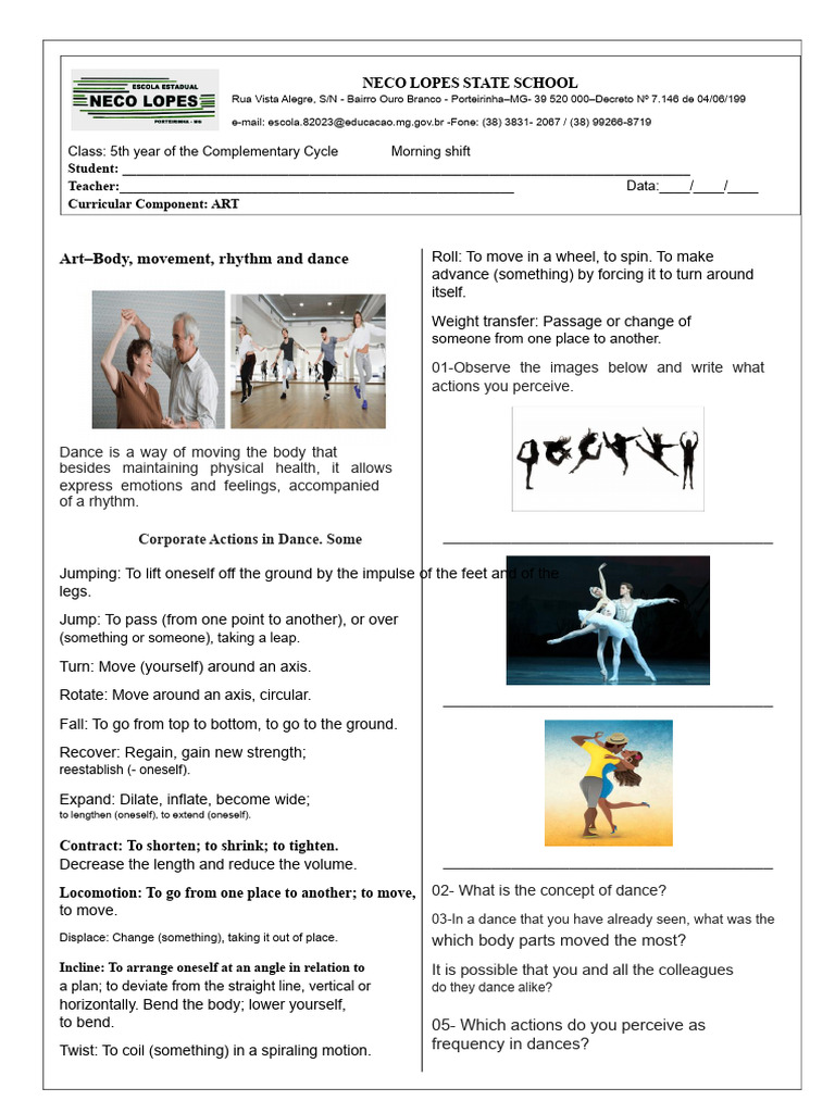 Dance Movements and Rhythms Guide | PDF | Dances