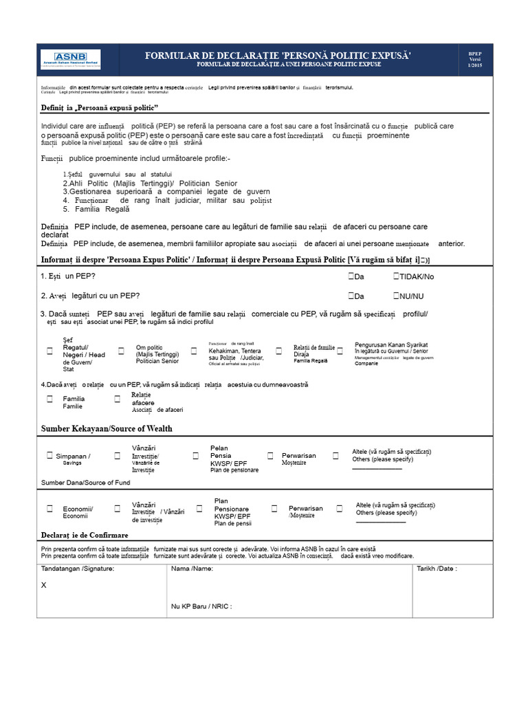 Formular Pep | PDF