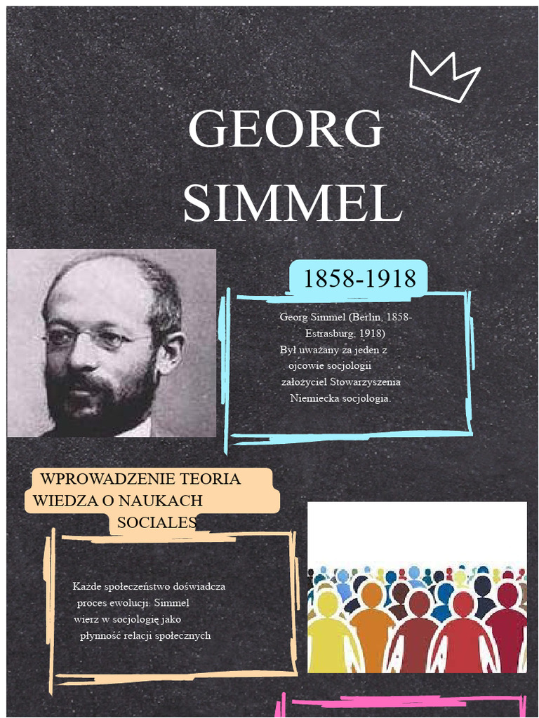 Infografika Georg Simmel | PDF