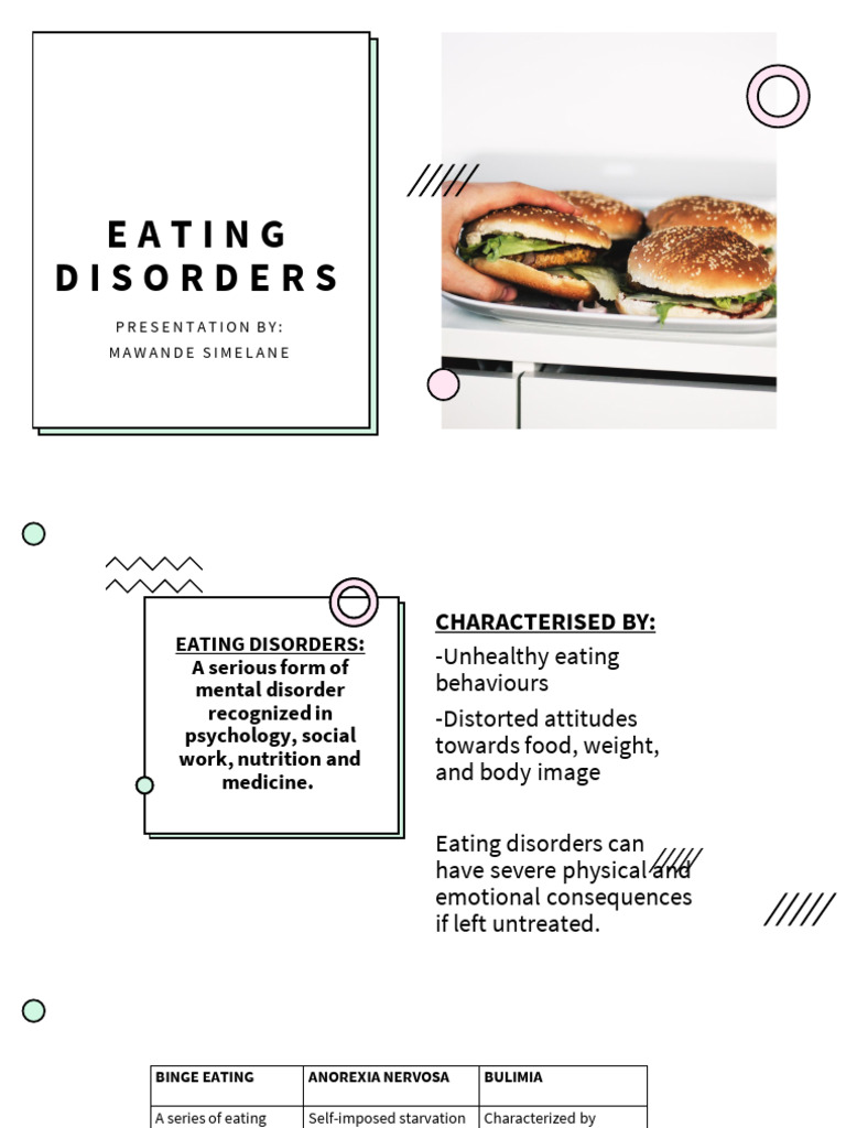 Eating Disorders Pp t | PDF | Eating Disorder | Eating