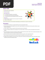 Grade 5 Topic Form for B1 Exam | PDF