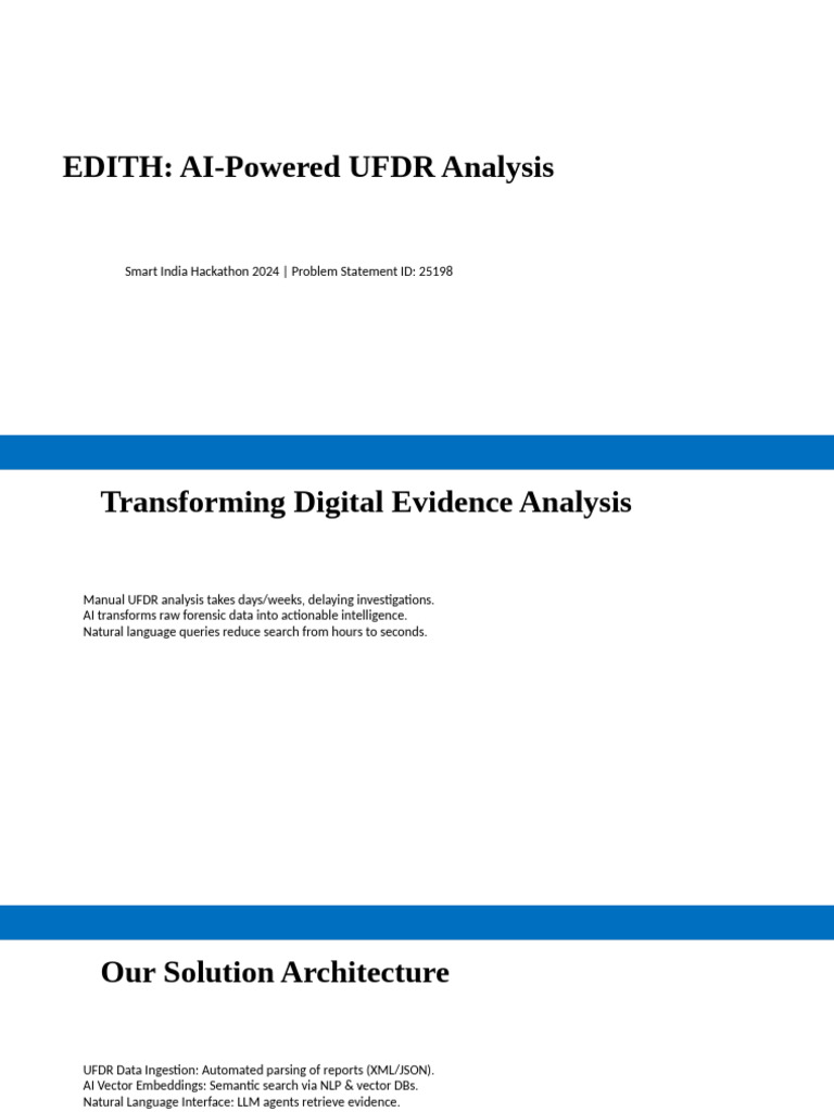 AI-Driven UFDR Analysis for Investigations | PDF
