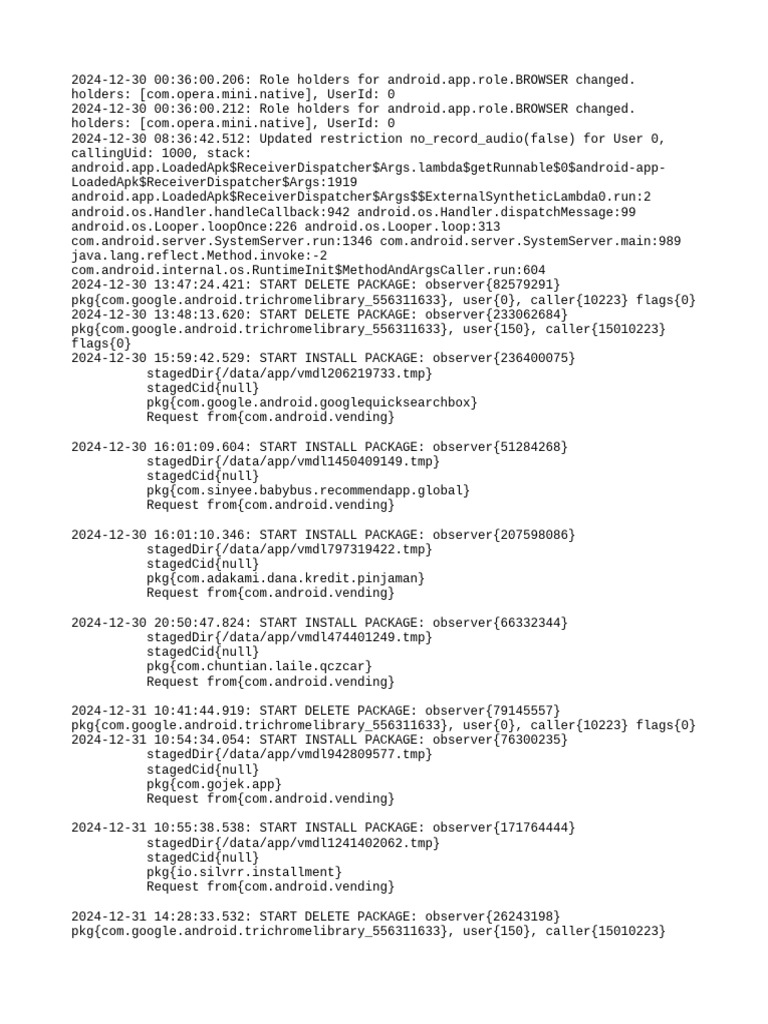 PM Debug Info | PDF | Android (Operating System) | Online Services