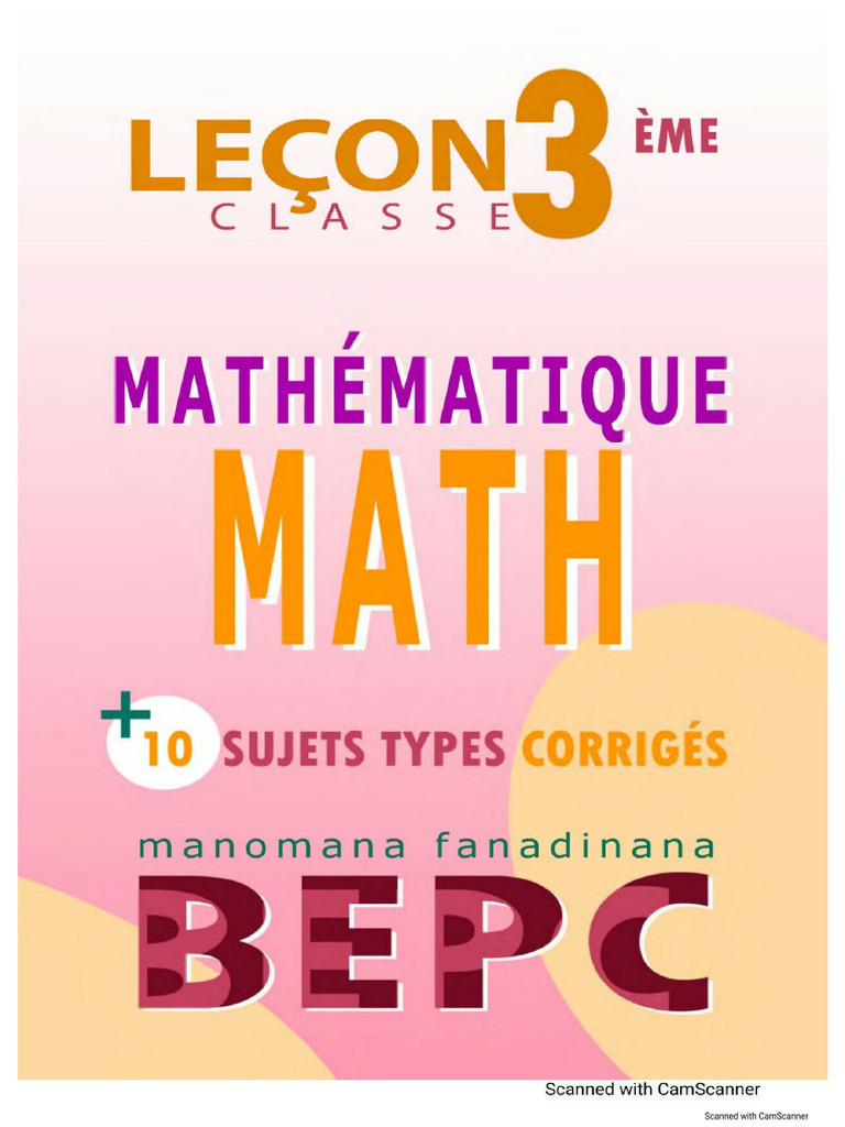 Lesona Math 3eme | PDF