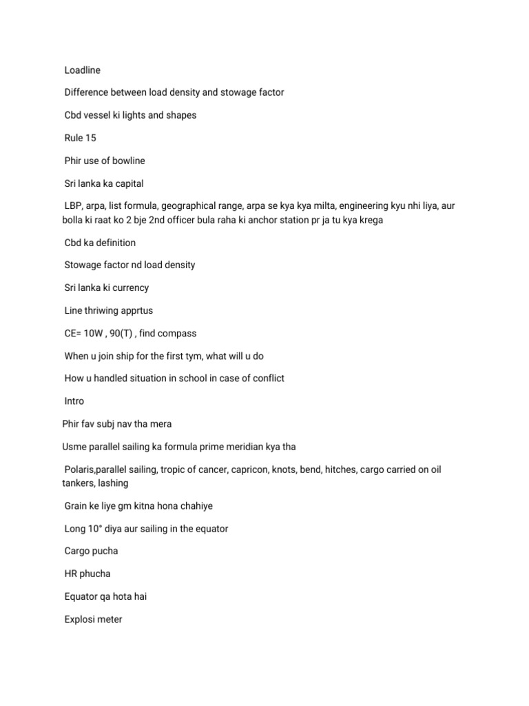 FML Interview questions | PDF