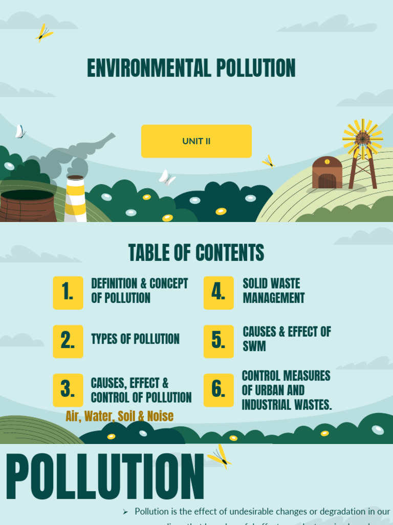 Understanding Environmental Pollution | PDF | Air Pollution ...