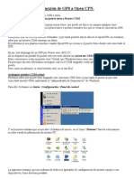 Conexión de GPS A Open CPN