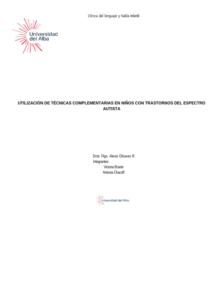 Seminario Autismo | PDF | Autismo | Desorden hiperactivo y deficit de ...