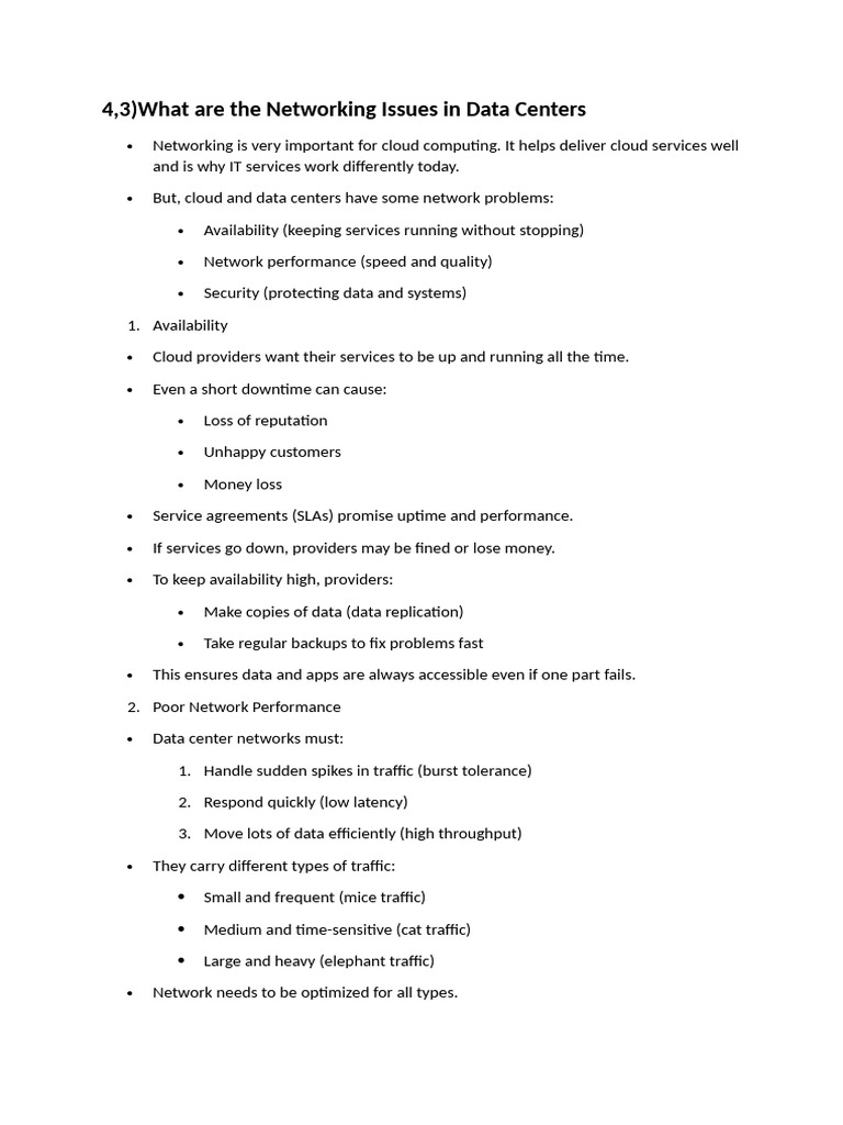 cc 4,5 unit | PDF | Cloud Computing | Network Congestion