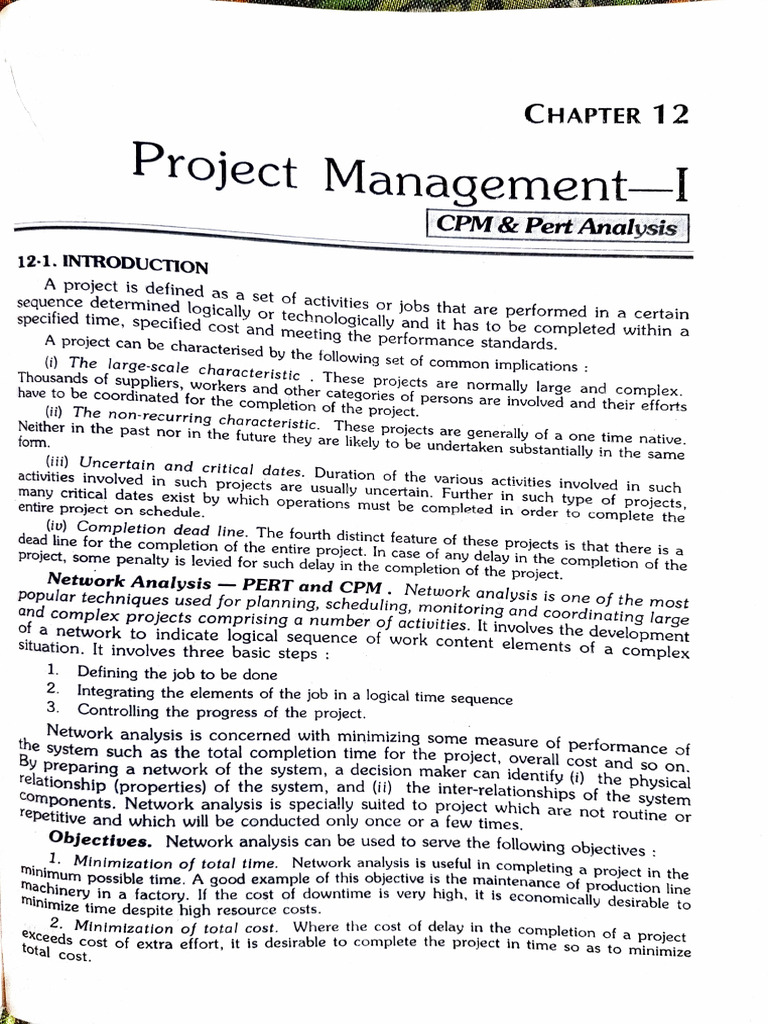 Basic Pert & CPM | PDF
