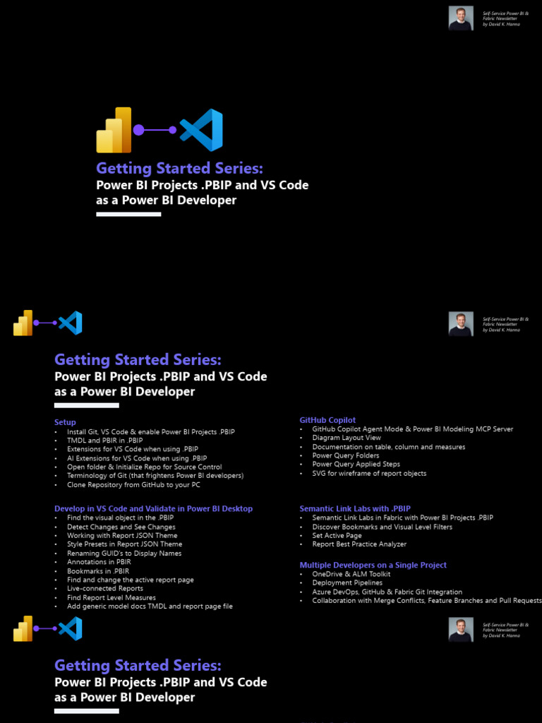 Power BI Projects: VS Code Setup Guide | PDF | Version Control ...