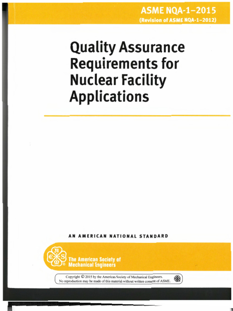 Nuclear Facility Quality Assurance Standards | PDF | Audit ...