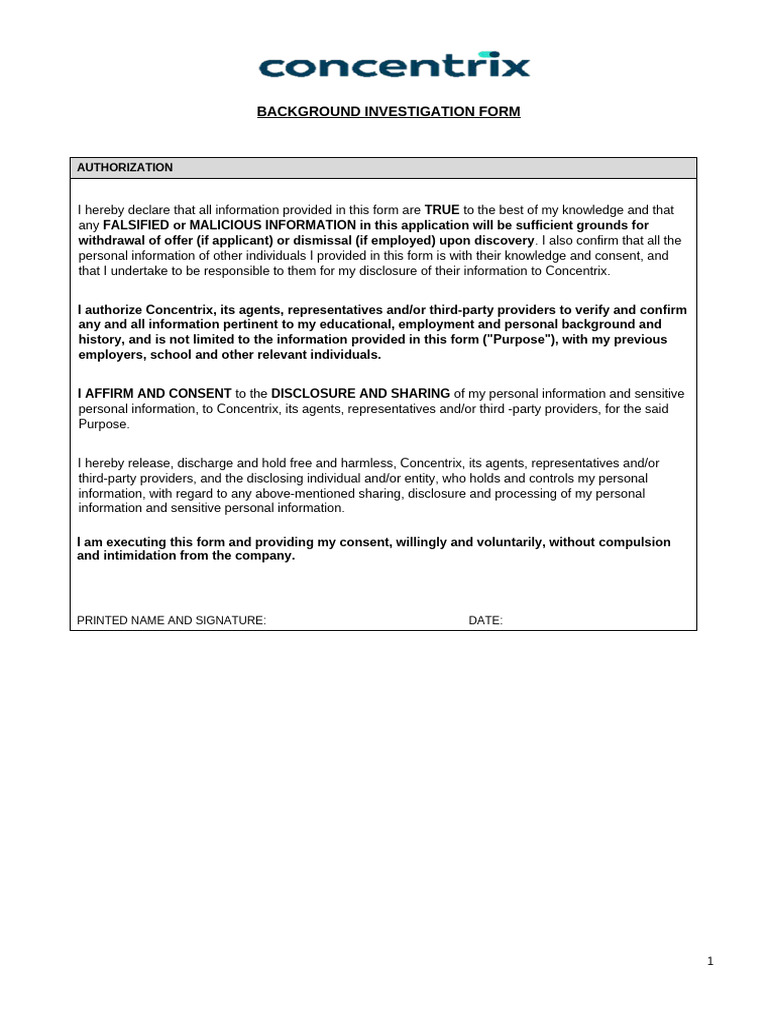 Bi Form (Dales) | PDF