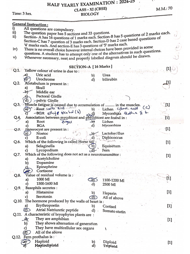 Biology Pyq | PDF