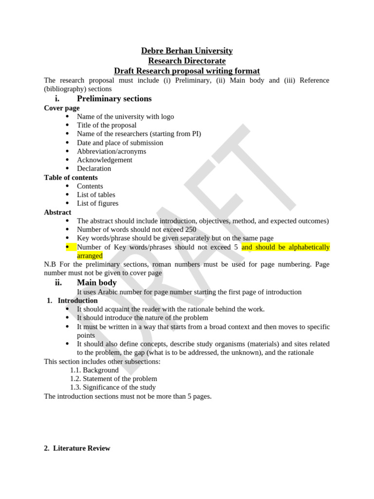 Research Proposal Format Guide | PDF | Science | Scientific Method