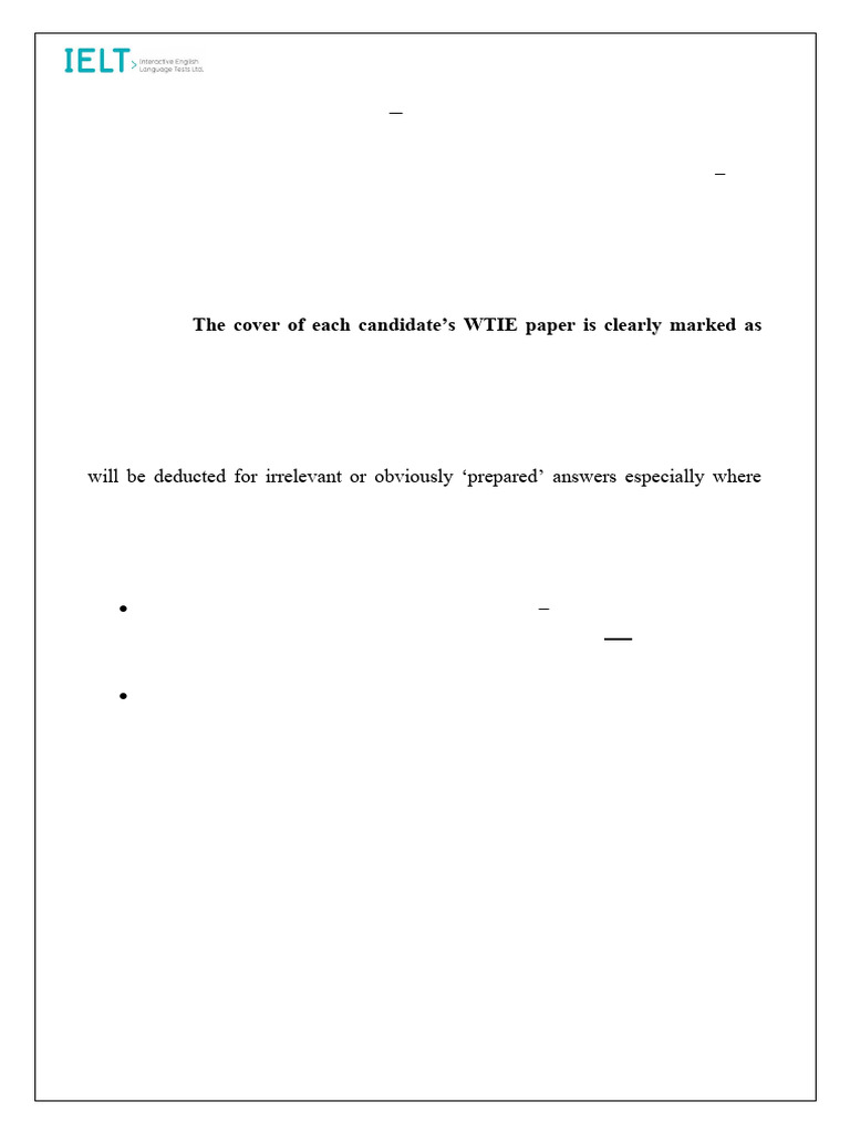 Important Points to Note | PDF