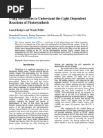Rf Values of Plant Pigments in Chromatography | PDF