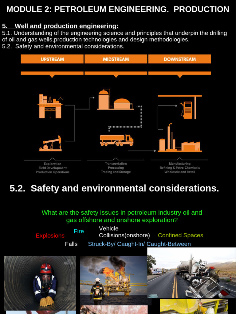 Petroleum Engineering Safety Practices | PDF | Oil Well | Extraction Of ...