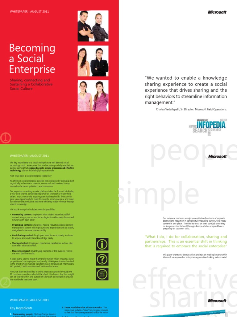 Becoming A Social Enterprise | PDF | Collaboration | Leadership