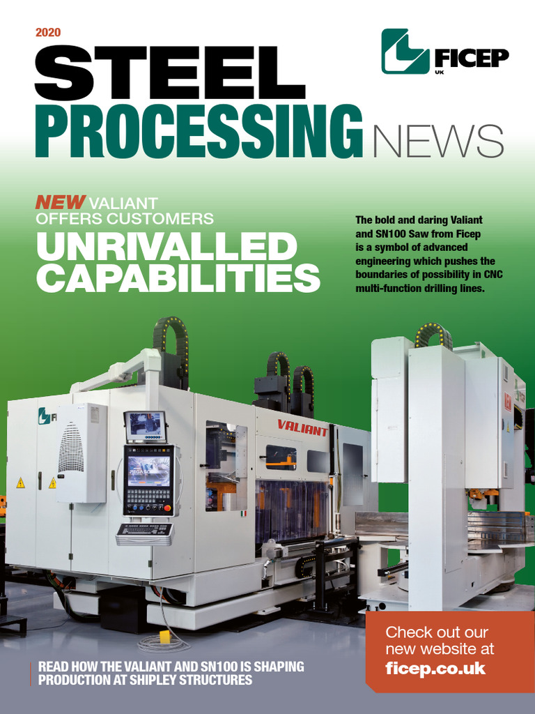 Ficep Valiant Revolutionizes Steel Processing | PDF | Automation | Welding