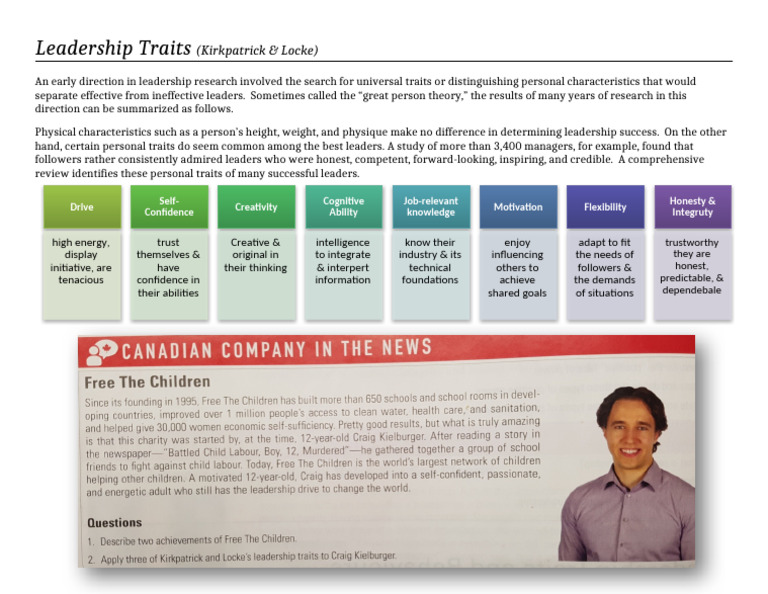 Key Leadership Traits for Success | PDF