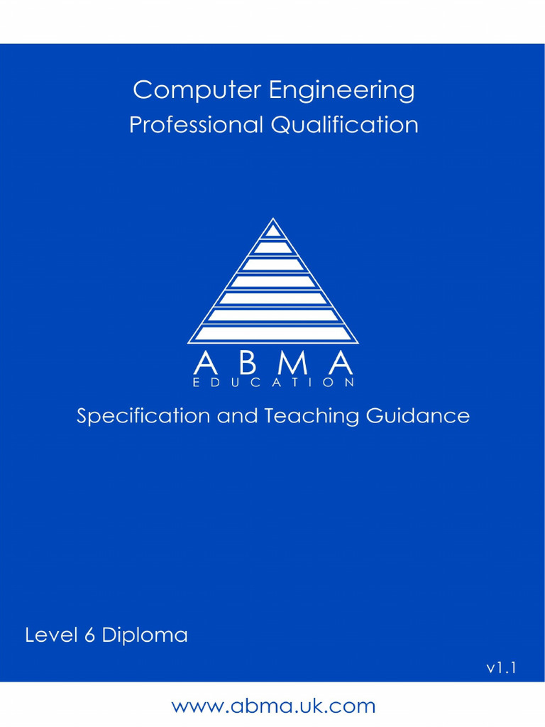 ABMA Level 6 Computer Engineering Syllabus | PDF | Digital Signal ...