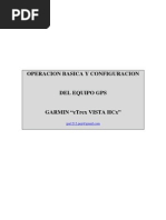 Operacion Basica y Ajustes Con Gps Garmin Etrex Vista Hcx v2.2 050509
