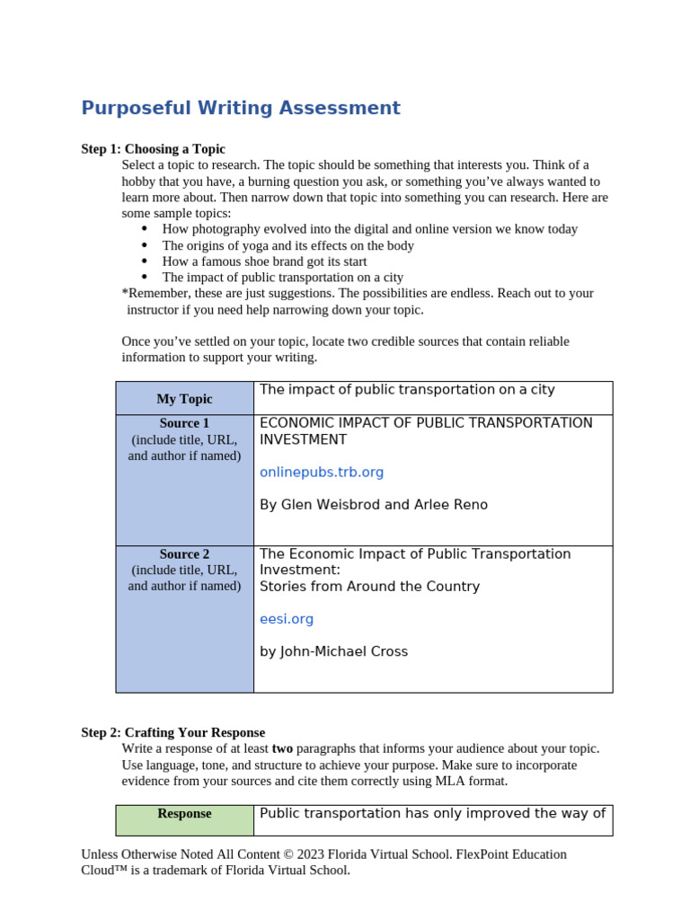 01 03 Purposeful Writing | PDF | Human Communication | Learning