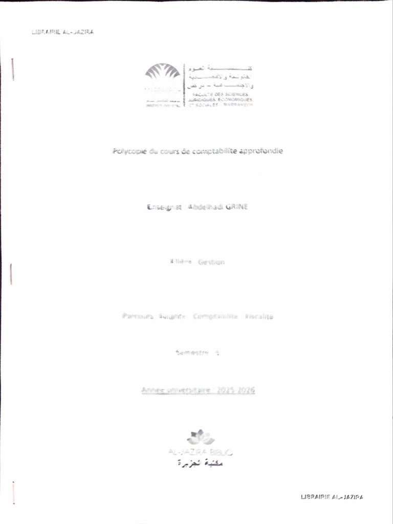 Comptabilité Approfondie - Chapiter - 1 | PDF